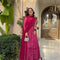 Pure Shamouse Silk Gulinar Embroidered Dress - WW522