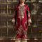 Pure Raw Silk Kaftan Styled Embroidered Dress - WW520