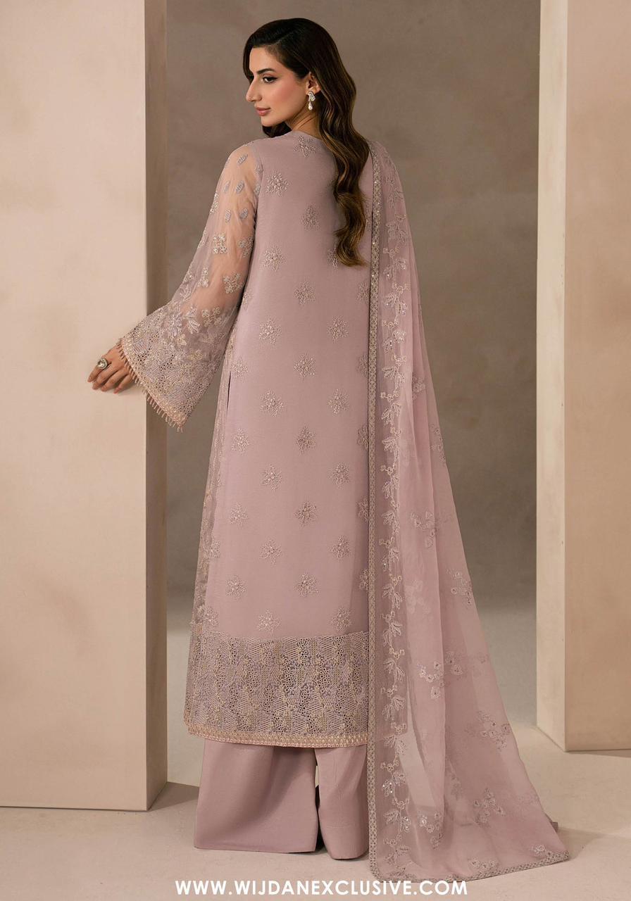 Pure Chiffon Majestic Embroidered Dress - WW510