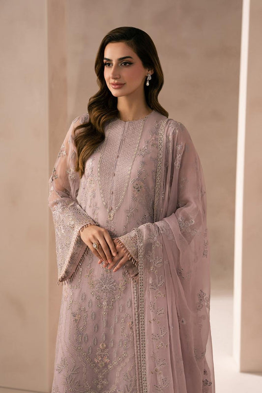 Pure Chiffon Majestic Embroidered Dress - WW510