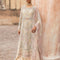 Pure Chiffon Off White Embroidered Dress - WW517
