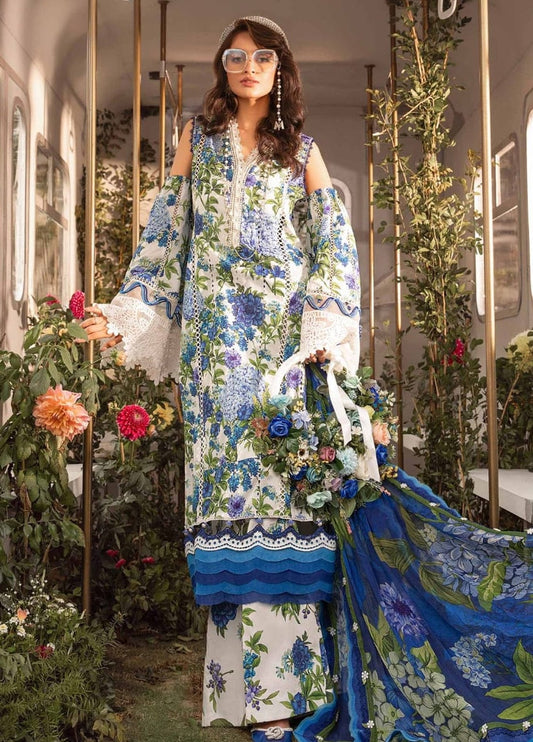 Pure Lawn Digital Embroidered Dress - LCS002