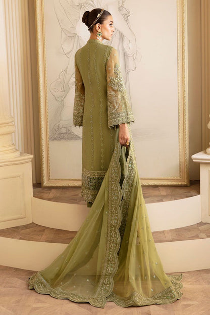 Pure Chiffon Elegant Embroidered Dress : WW209