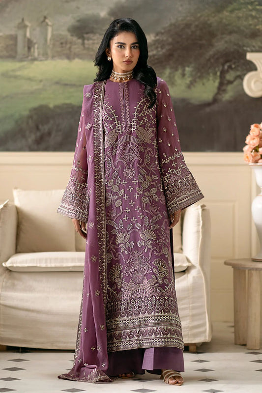 Pure Chiffon Plump Embroidered Dress - WW272
