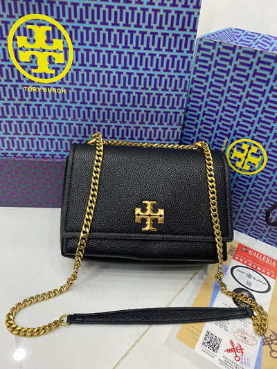 Tory Burch Caviar Leather Chain Bag (231568) – Official Model