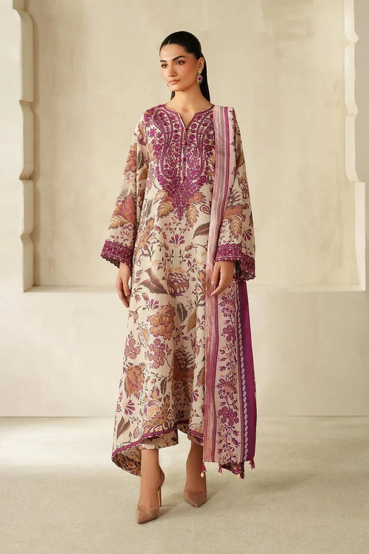 Pure Lawn Embroidered Eid Outfit - LL409