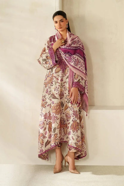 Pure Lawn Embroidered Eid Outfit - LL409