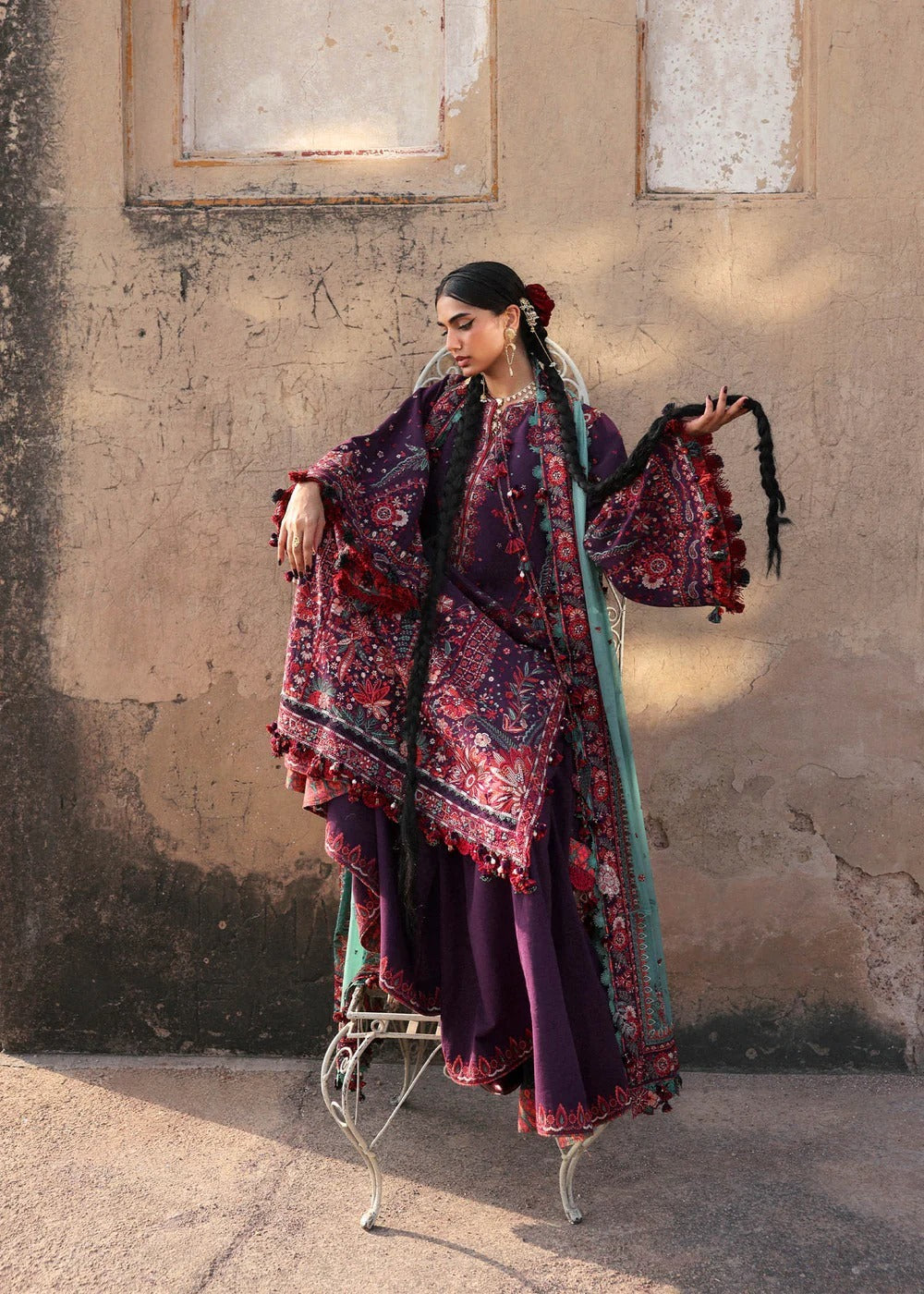 Pure Lawn Chickenkari Eid Outfit - LL418