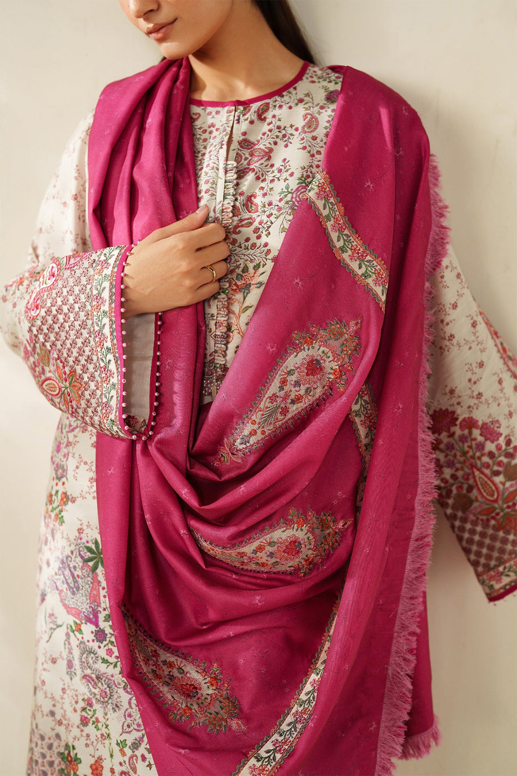 Pure Lawn Embroidered Eid Outfit - LL414