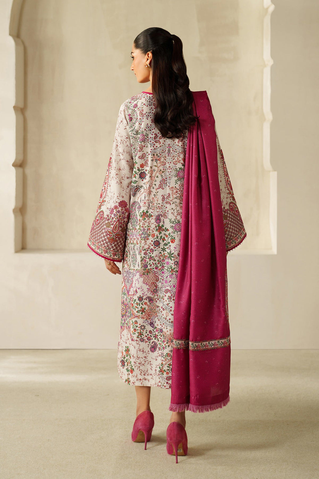 Pure Lawn Embroidered Eid Outfit - LL414