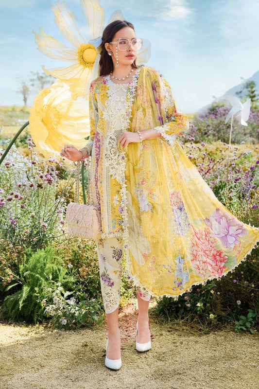 Pure Lawn Embroidered Eid Outfit - LL415