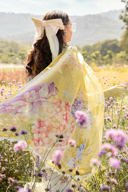 Pure Lawn Embroidered Eid Outfit - LL415