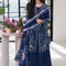 Pure Lawn Blue Embroidered Eid Outfit - LL416