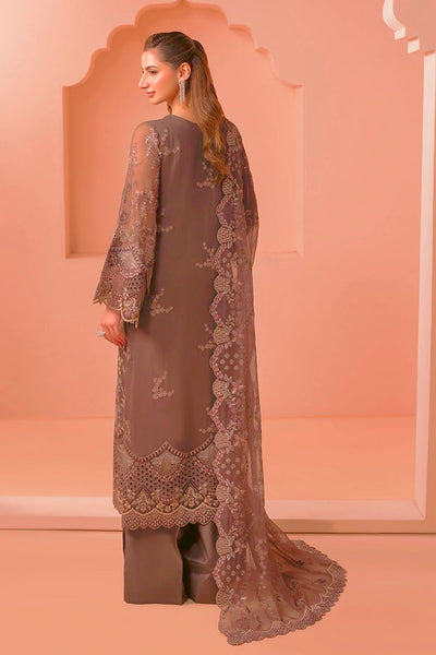 Pure Chiffon Elegant Embroidered Wedding Dress - WW408