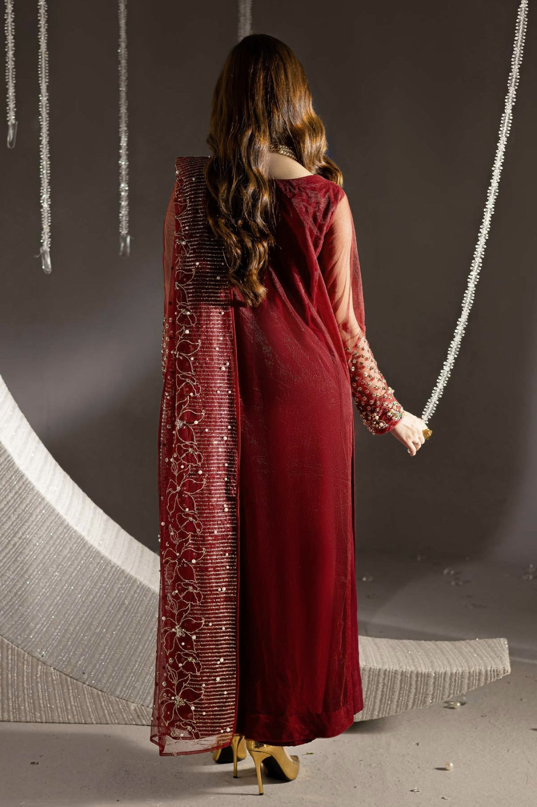 Pure Lawn Embroidered Eid Outfit - LL424