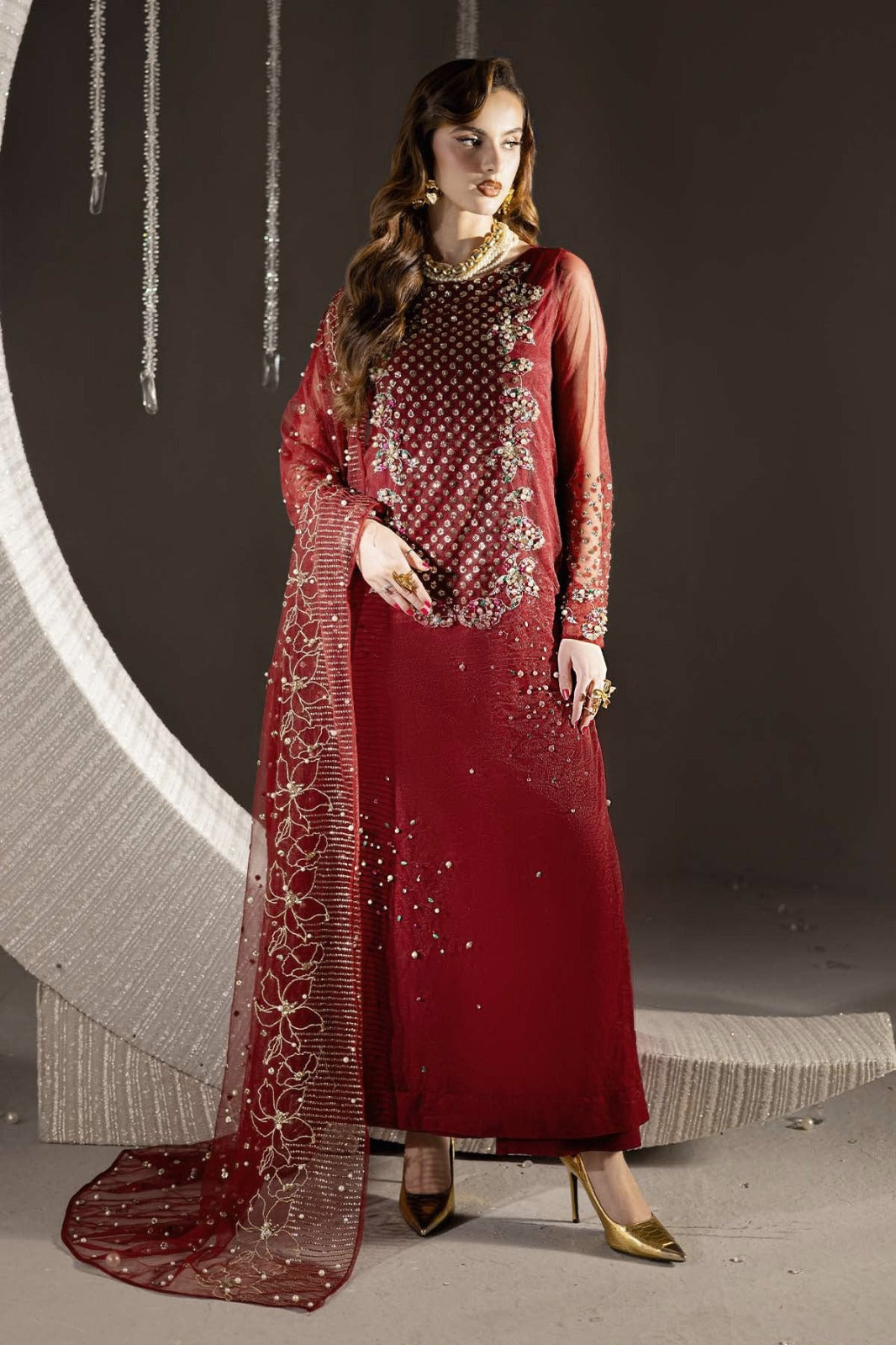 Pure Lawn Embroidered Eid Outfit - LL424