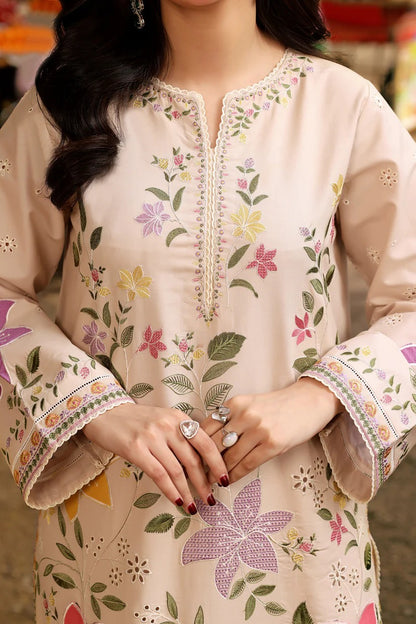 Pure Lawn Embroidered Eid Outfit - LL428