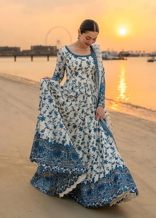 Pure Lawn Embroidered Eid Outfit - LL431