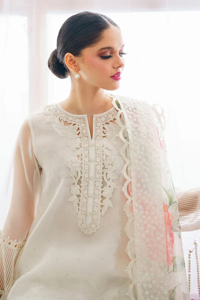 Pure Chiffon Elegant Embroidered Wedding Dress - WW424