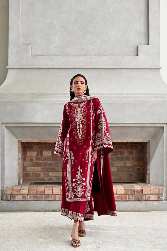 Pure Lawn Embroidered Eid Outfit - LL429