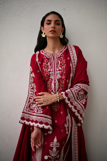 Pure Lawn Embroidered Eid Outfit - LL429