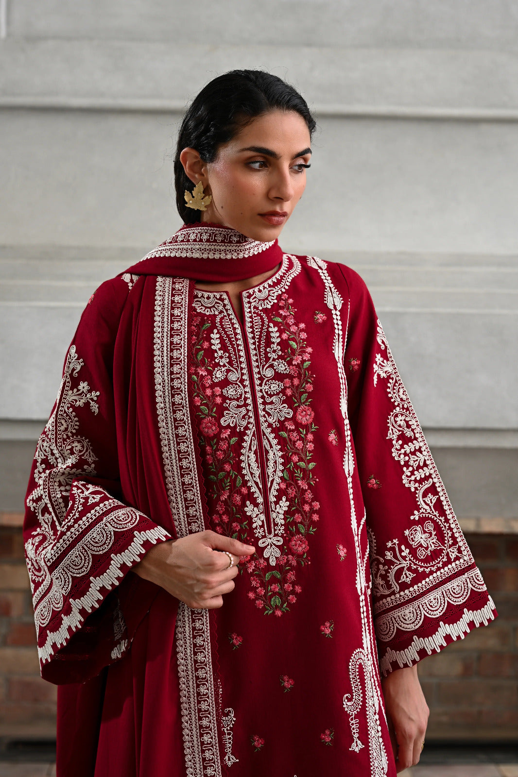 Pure Lawn Embroidered Eid Outfit - LL429