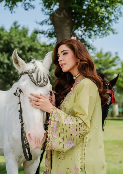 Pure Lawn Embroidered Eid Outfit - LL432