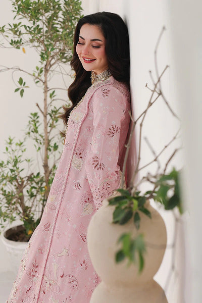Pure Lawn Peach Chickenkari Outfit - LL439