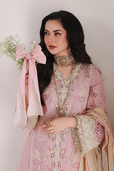 Pure Lawn Peach Chickenkari Outfit - LL439