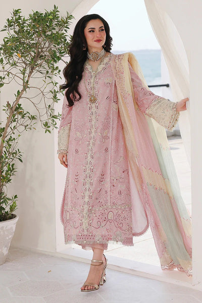 Pure Lawn Peach Chickenkari Outfit - LL439
