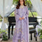 Pure Lawn Purple Embroidered Eid Outfit - LL435
