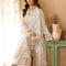 Pure Chiffon White Embroidered Wedding Dress - WW434