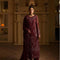 Pure Chiffon Heavy Embroidered Wedding Dress - WW443