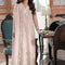Pure Chiffon Heavy Embroidered Wedding Dress - WW437