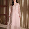 Pure Chiffon Light Pink Embroidered Formal Dress - PW515