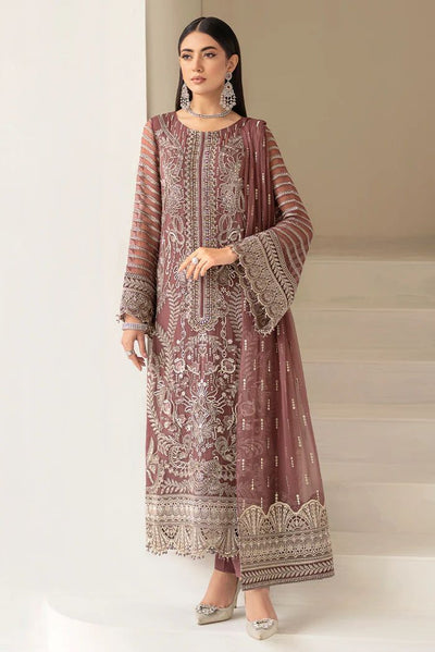 Pure Chiffon Majestic Embroidered Dress : PW213