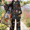 Pure Lawn Black Embroidered Dress - LL211