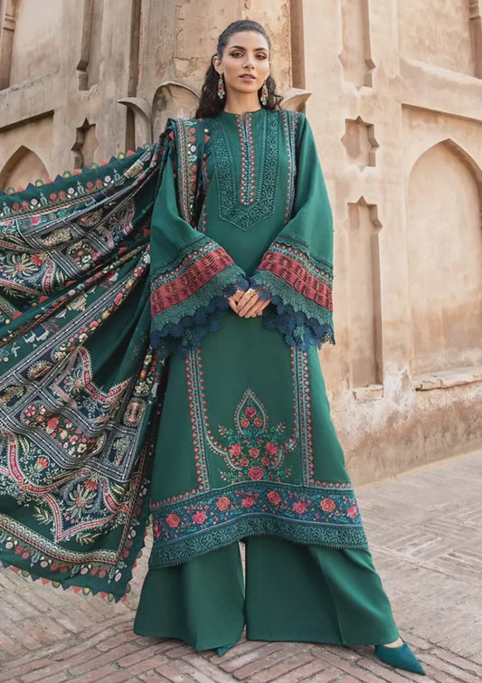 Pure Lawn Digital Embroidered Dress - LL209