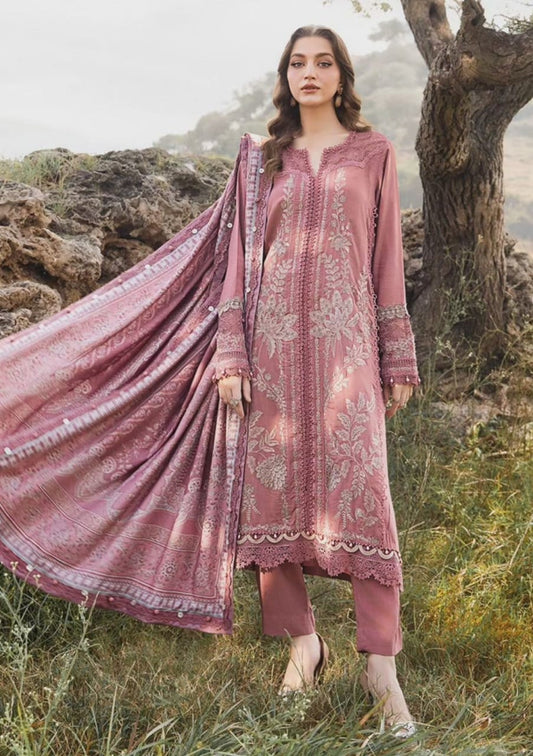 Pure Lawn Digital Embroidered Dress - LL208