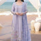 Pure Lawn Purple Chickenkari Dress - LL251