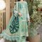 Pure Lawn Green Embroidered Dress - LL252