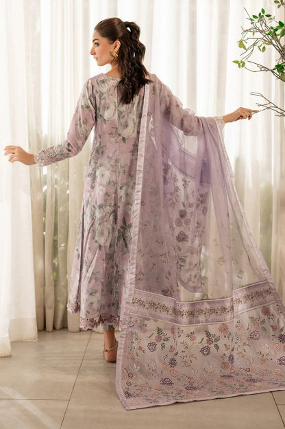 Pure Lawn Light Pink Embroidered Dress - LL331