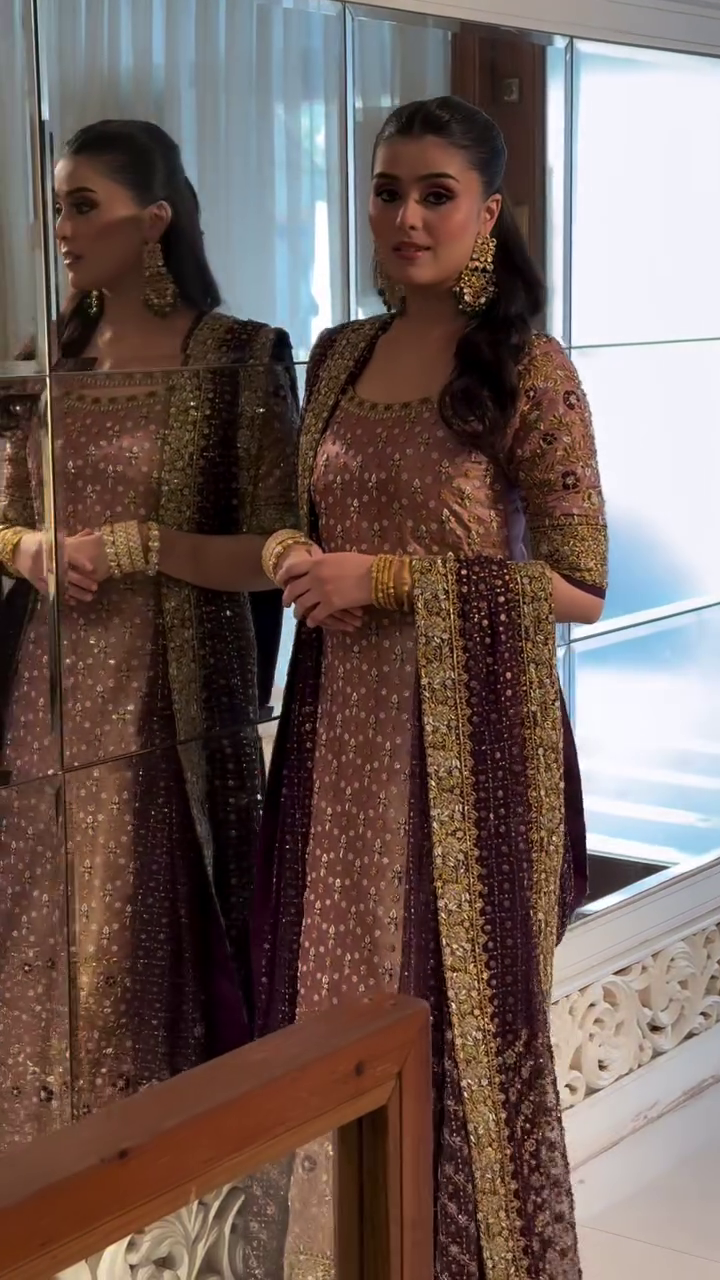 Pure Mysoori Heavy Embroidered Wedding Dress - WW430