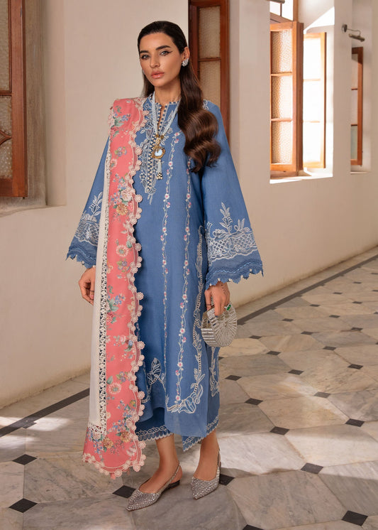 Pure Lawn Chickenkari Eid Outfit - LL406
