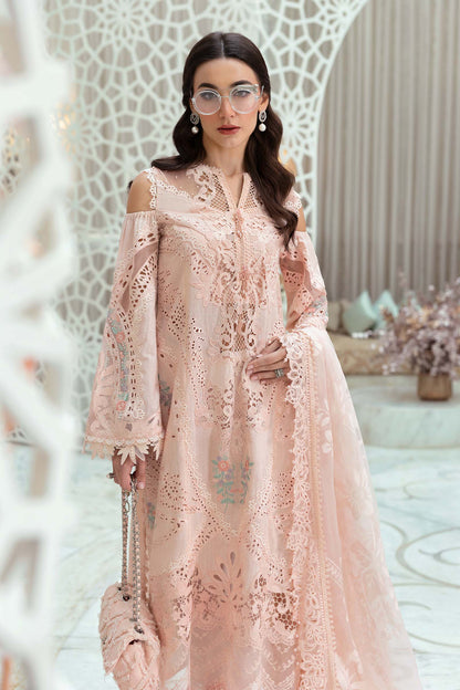 Pure Lawn Tea Pink Chickenkari Dress - LL301