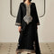 Pure Luxury Black Lawn Embroidered Eid Outfit - LL453