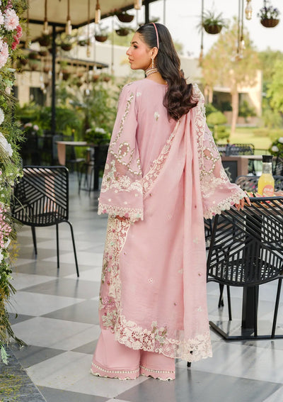Pure Lawn Pink Chickenkari Eid Outift - LL369