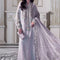 Pure Chiffon Lilac Adda Work Kaftan Style Wedding Dress - WW428