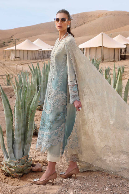 Pure Lawn Embroidered Eid Outfit - LL421