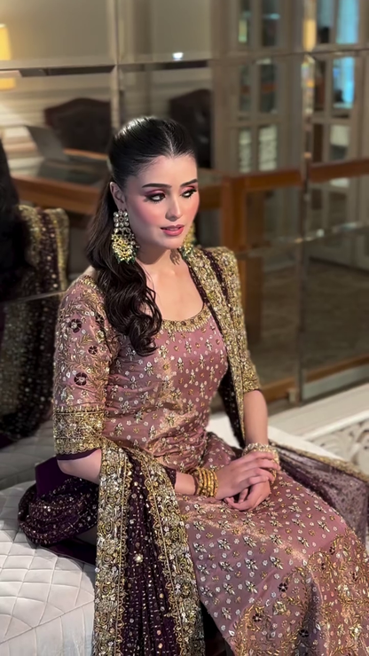 Pure Mysoori Heavy Embroidered Wedding Dress - WW430